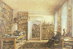 Humboldt em sua biblioteca -1856