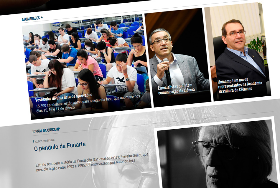 Novo visual do Portal Unicamp Novo visual do Portal Unicamp