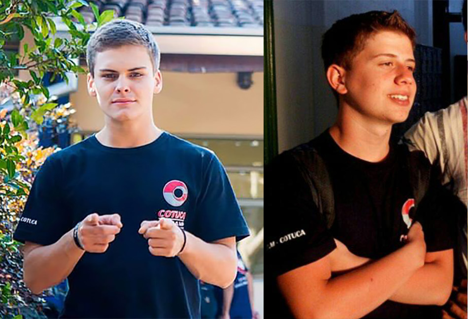 André Piau Vieira (esquerda) e Vinicius Mendes (direita), aprovados no Vestibular 2017 da Unicamp Fotos de André Piau Vieira (esquerda) e Vinicius Mendes (direita), aprovados no Vestibular 2017 da Unicamp