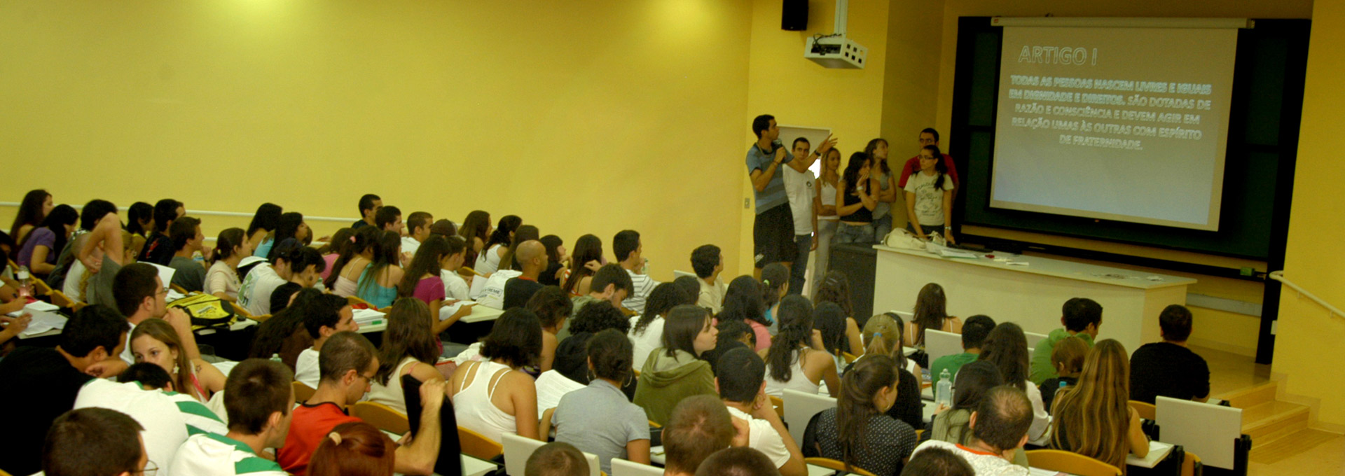 Sala de aula na FCA, em Limeira. Foto: Antoninho Perri