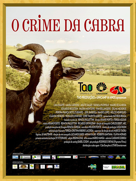 Cartaz do filme Cartaz do filme: no primeiro plano a cabeça de uma cabra