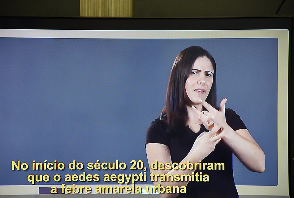 Cena do filme Dengue em Libras Cena do filme Dengue em Libras