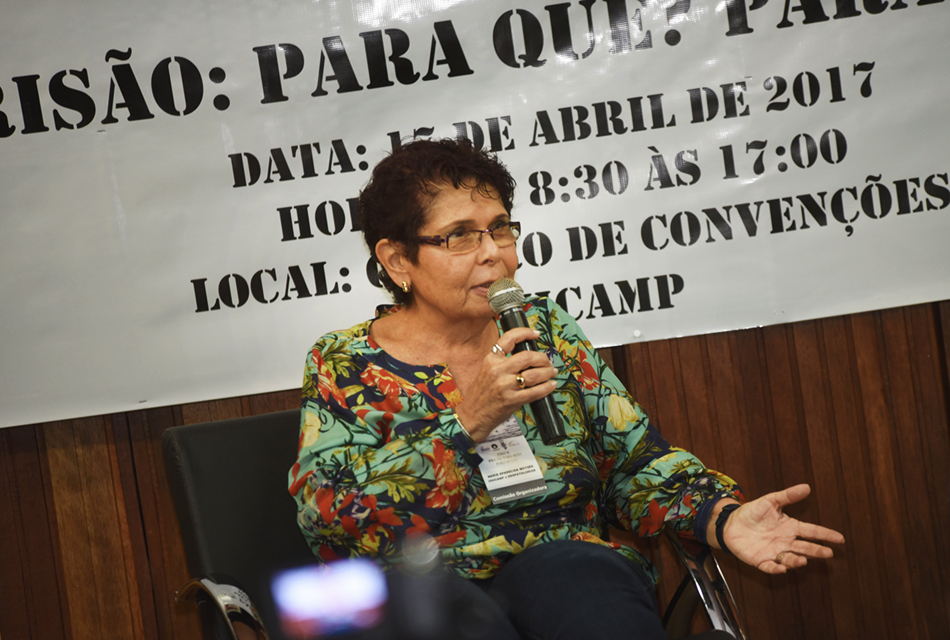 A pediatra Maria Aparecida Moysés, uma das organizadoras do Fórum A pediatra Maria Aparecida Moysés, uma das organizadoras do Fórum