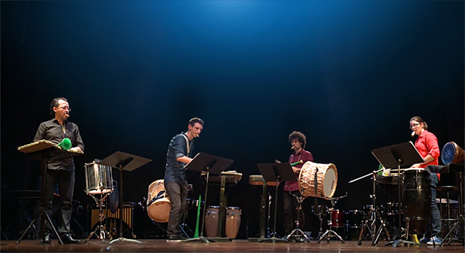 Grupo de Percussão da Unicamp abriu  I Congresso Brasileiro de Percussão