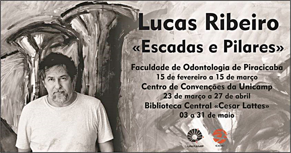 "Escadas e pilares" do artista plástico carioca Lucas Ribeiro