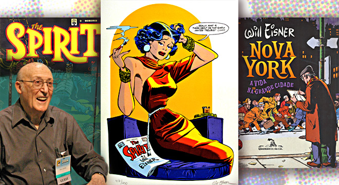Will Eisner, pai da história em quadrinhos montagem