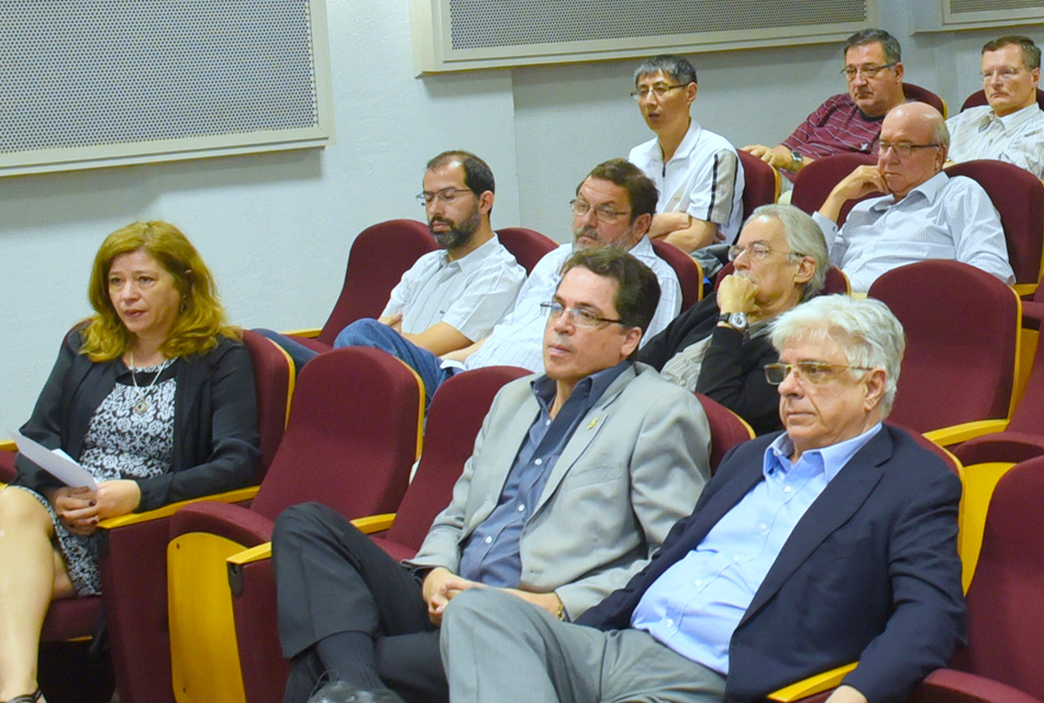 Público presente no workshop Matemática, Aplicações e Sociedades Científicas