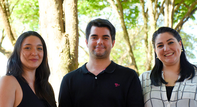 Maria Rúbia, Willian Donizetti e  Susana Boccato 