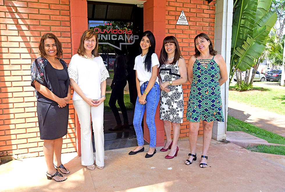 Equipe da ouvidoria da Unicamp