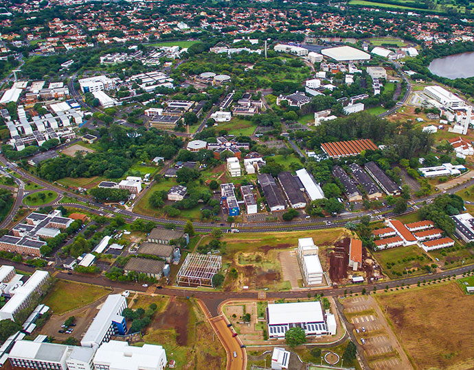 Imagem área do campus da Unicamp