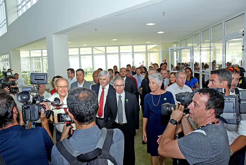 Alckmin e Knobel no  Hospital Regional "Dra. Zilda Arns" 