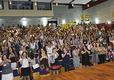 Público lotou auditório da FCM Público lotou auditório da FCM