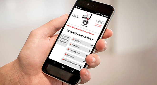 Site e funcionalidades para tablets e smartphones Site e funcionalidades para tablets e smartphones
