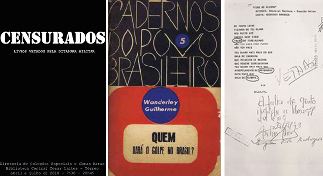 Livros vetados no período 1964-1985 estão em exposição