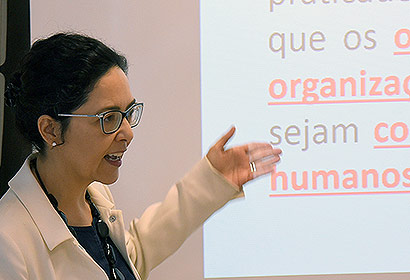 Professora Néri de Barros Almeida, coordenadora do Comitê Gestor do Pacto Universitário | Foto: Antoninho Perri