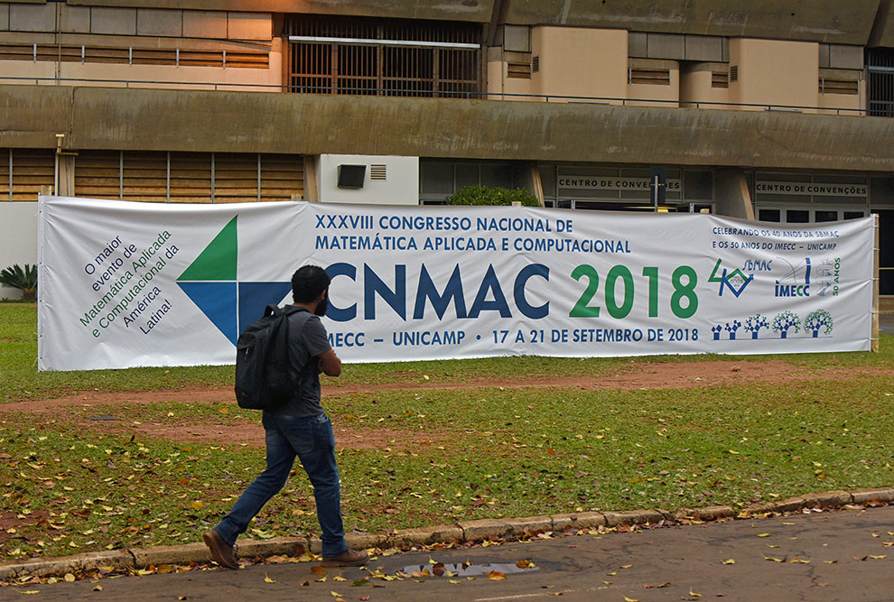 XXVIII Congresso Nacional de Matemática Aplicada e Computacional (CNMAC), no Centro de Convenções da Unicamp