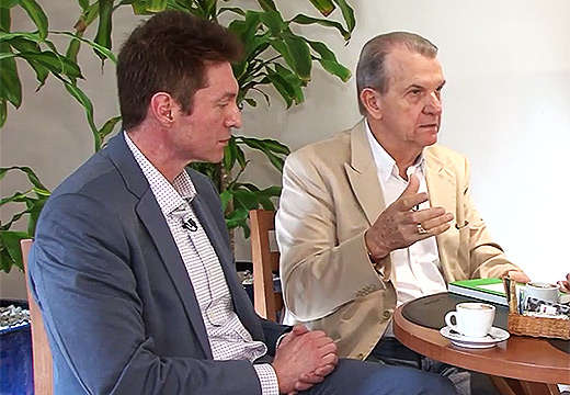 Alexandre Soares e Carlos Vogt | Imagem: Reprodução Alexandre Soares e Carlos Vogt | Imagem: Reprodução