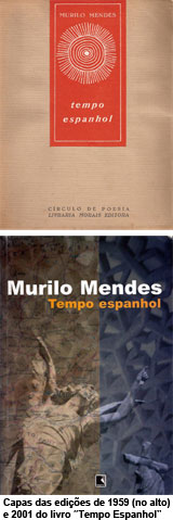 Capas das edições de 1959 e 2001 do livro Tempo Espanhol