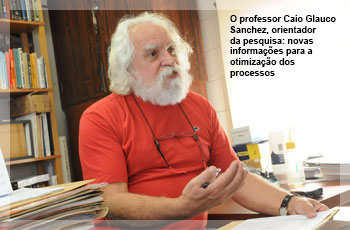 O professor Caio Glauco Sanchez, orientador da pesquisa: novas informações para a otimização dos processos