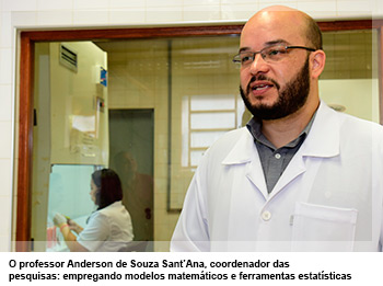 O professor Anderson de Souza Sant’Ana, coordenador das pesquisas: empregando modelos matemáticos e ferramentas estatísticas