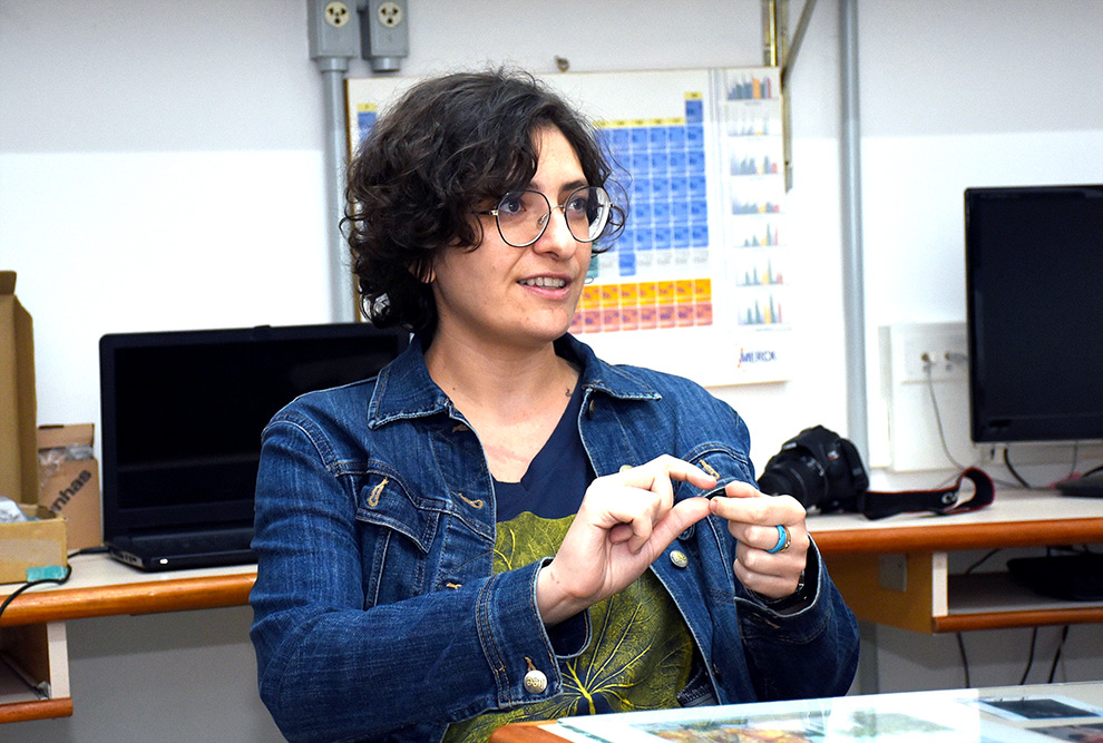 A professora de física Gabriela Pivaro, autora da pesquisa: “O conhecimento científico era desconsiderado”