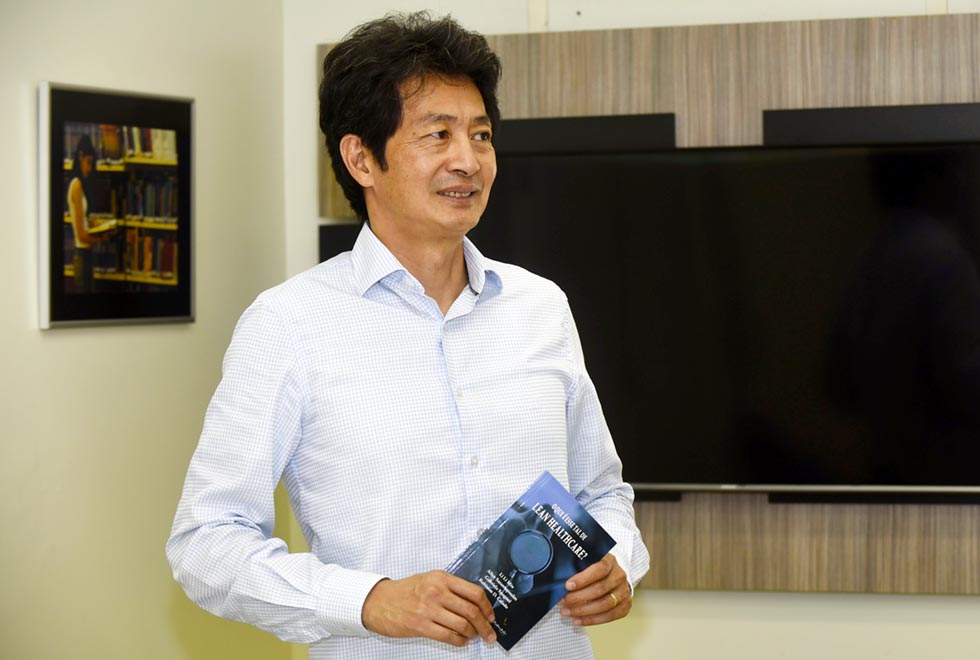O professor Li Li Min, coordenador do Gigs: divulgações sobre Lean 