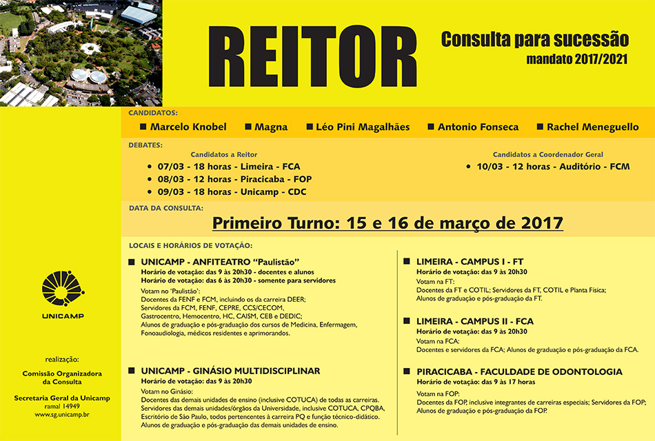 Cartaz de divulgação da consulta à comunidade