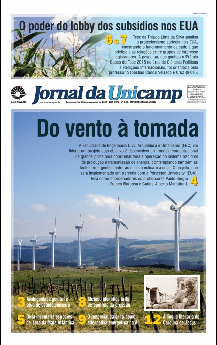 Capa do jornal da Unicamp edição 643