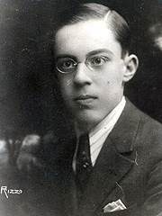 Sérgio jovem, na década de 1910