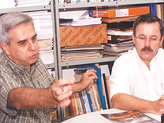 Os professores Antonio Carlos de Oliveira Ferraz (à esquerda) e Sylvio Luís Honório, da Feagri: qualidade como pré-requisito 