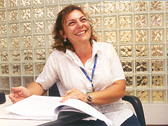 A enfermeira Flora Marta Giglio Bueno: 