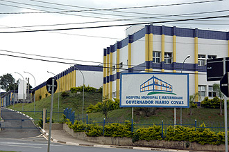 Fachada do Hospital Municipal e Maternidade Governador Mário Covas: fila de espera para cirurgias agendadas foi zerada em 2006 (Foto: Antoninho Perri)