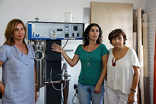 Da esq. para a dir., Miriam Dupas Hubinger, Vanessa Goulart Machado e Florencia Cecília Menegalli: ingrediente para uso industrial (Foto: Antoninho Perri)