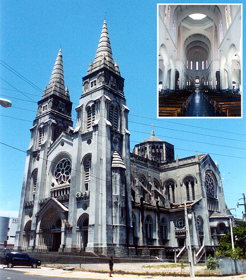 Catedral da Fortaleza: problemas sérios de reverberação foram solucionados por professor da FEC (Fotos: Divulgação)