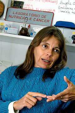 A professora Maria Cristina Cintra Gomes-Marcondes, coordenadora das pesquisas: futura aplicação clínica (Foto: Antoninho Perri)