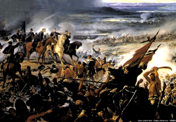 Episódio da Guerra do Paraguai retratado por Pedro Américo no quadro “Batalha do Avai”