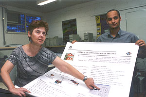 A professora Claudia Bauzer Medeiros e o engenheiro de computação Ricardo da Silva Torres: resultados mais rápidos (Foto: Antoninho Perri)