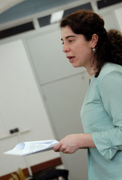 A professora Ana Paula Cavalcanti Simioni: principais academias impediam acesso de mulheres (Foto:Antoninho Perri)