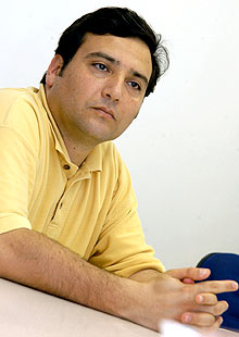 O escritor e tradutor chileno Leo Lobos: elogios à literatura brasileira (Foto: Antoninho Perri)