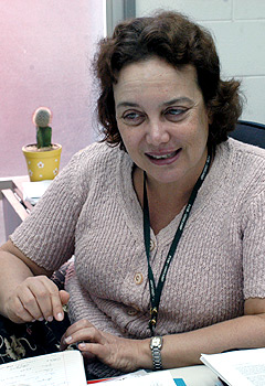 A professora Laura Ward, presidente da Comissão  (Foto: Antoninho Perri)