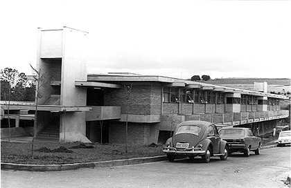 Fachada do primeiro prédio do Imecc (Fotos: Arquivo)