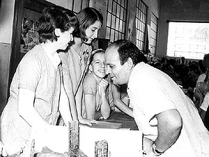 1969 - em laboratório de escola de Limeira-SP