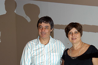 Jônatas Manzolli e Artemis Moroni   
(Fotos: Antonio Scarpinetti)