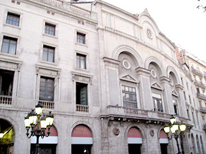vista do Teatre Principal, Las Ramblas, Barcelona