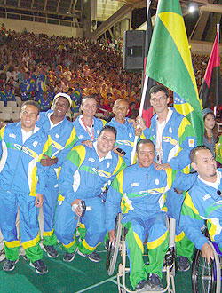 Integrantes da delegação brasileira paraolímpica: número de medalhas mostra resultado de parceria (Foto: Divulgação)