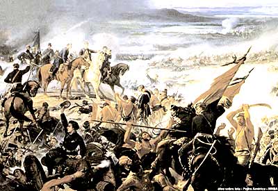 Batalha do Avaí, que está no Museu Nacional de Belas Artes, no Rio, e foi objeto de uma releitura por parte da autora da tese