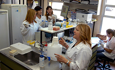 Pesquisadoras em laboratório do Centro de Biologia Molecular e Engenharia Genética: estudos tiveram início em 1999