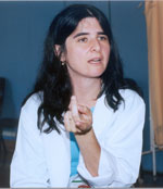 A fisioterapeuta Andréa Andrade Marques: dor teve papel relevante na pesquisa