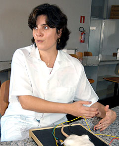 A bióloga Eunice Cristina da Silva: resultados surpreendentes (Foto: Antoninho Perri)