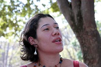 A artista plástica Renata Cristina de Oliveira Maia Zago: colocando Campinas no mapa das artes plásticas (Foto: Érica Tavares)